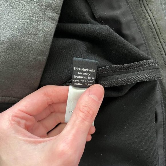 Diane von Furstenberg DVF black jersey leather dress - Picture 4 of 8